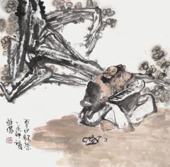 陈燕侬作品夏日饮茶