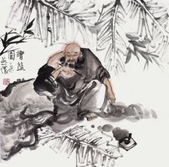 陈燕侬作品书蕉图