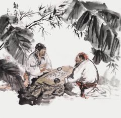 陈燕侬作品对弈图