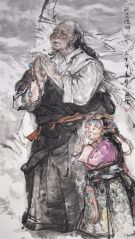 陈燕侬作品阿尼玛卿山下