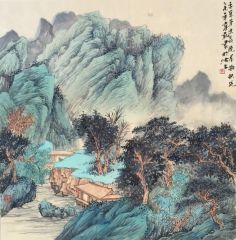 韦韬作品孟夏草木长 绕屋树拱疏