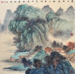 韦韬作品连江西送秋