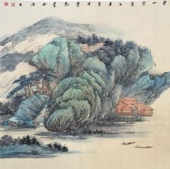 韦韬作品东山云意
