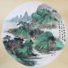 韦韬作品云裹琅玕万山声