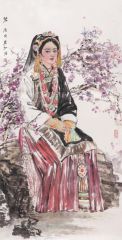 崔虹作品春 