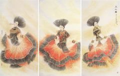 崔虹作品火之舞