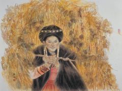 崔虹作品午后