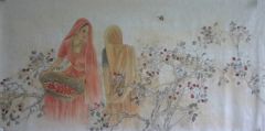崔虹作品埃及印度系列