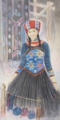 崔虹作品西兰卡布-土家族