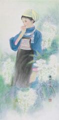 崔虹作品槐香-水族