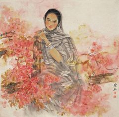 崔虹作品落樱