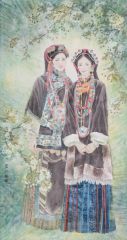 崔虹作品春到山乡