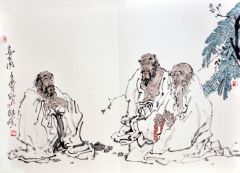 类维顺作品高士