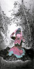 类维顺作品凉山彝家女