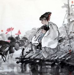 类维顺作品六月荷花香满湖
