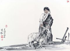 类维顺作品高原晨牧