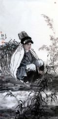 类维顺作品溪畔芦花开