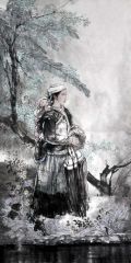 类维顺作品凉山晨雾