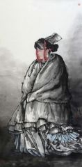 类维顺作品大凉山上阿咪子 