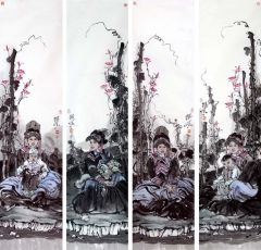 类维顺作品凉山母子