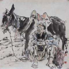 徐新平作品陕北老乡