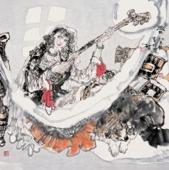 刘选让作品煦日