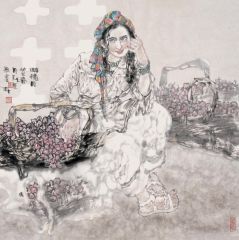 刘选让作品醉秋月