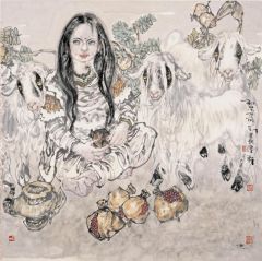 刘选让作品和田小古丽