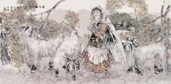 刘选让作品库尔勒风情