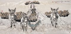 刘选让作品火焰山下