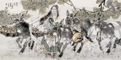 刘选让作品巴扎小古丽