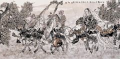 刘选让作品巴扎归途一路歌