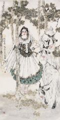 刘选让作品小阿依古丽