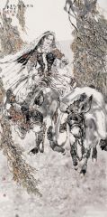 刘选让作品沙枣飘香