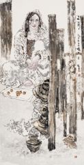 刘选让作品巴扎丽影