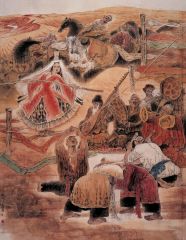 刘选让作品龟兹乐土