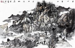 曹福强作品初冬太行山