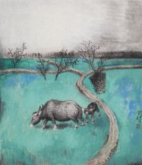 戴顺智作品牛