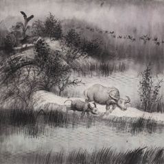 戴顺智作品牛