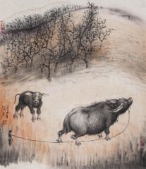 戴顺智作品牛