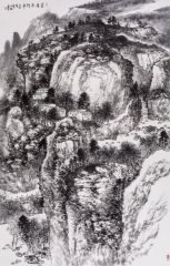 杨永林作品家在太行山中