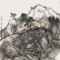 韩敬伟作品山村小路