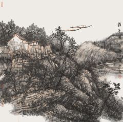 韩敬伟作品归舟图