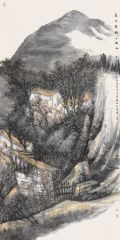 韩敬伟作品庭前野树吟风雨