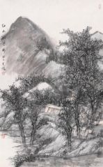 韩敬伟作品细雨润苍林