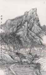韩敬伟作品西望石板岩