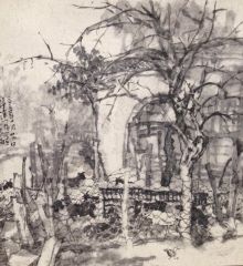 裴开元作品绥德郭家沟写生10