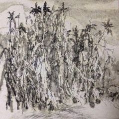裴开元作品绥德郭家沟写生