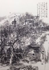 裴开元作品绥德郭家沟写生