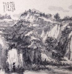 裴开元作品绥德郭家沟写生
